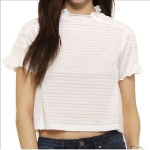 Free People Sweetie Tee Crop Top Size S